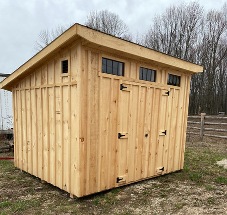 Panoramic View Cedar Barrel Saunas
